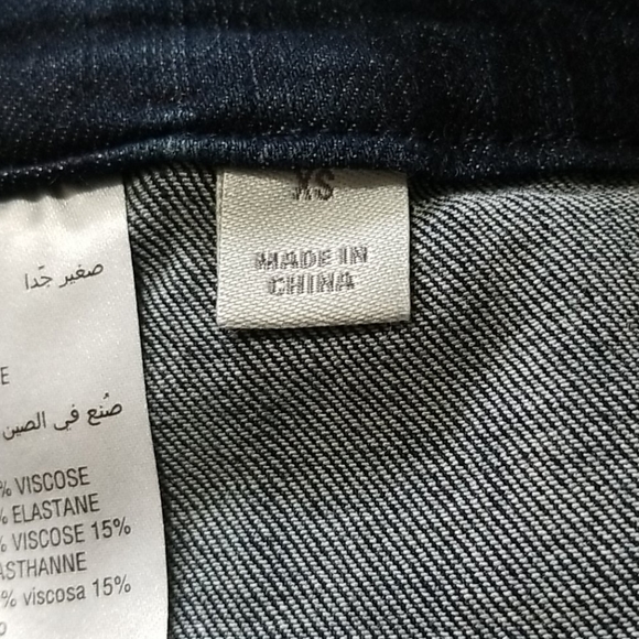 Style & co womens mid rise Denim Skort size XS - Picture 8 of 10